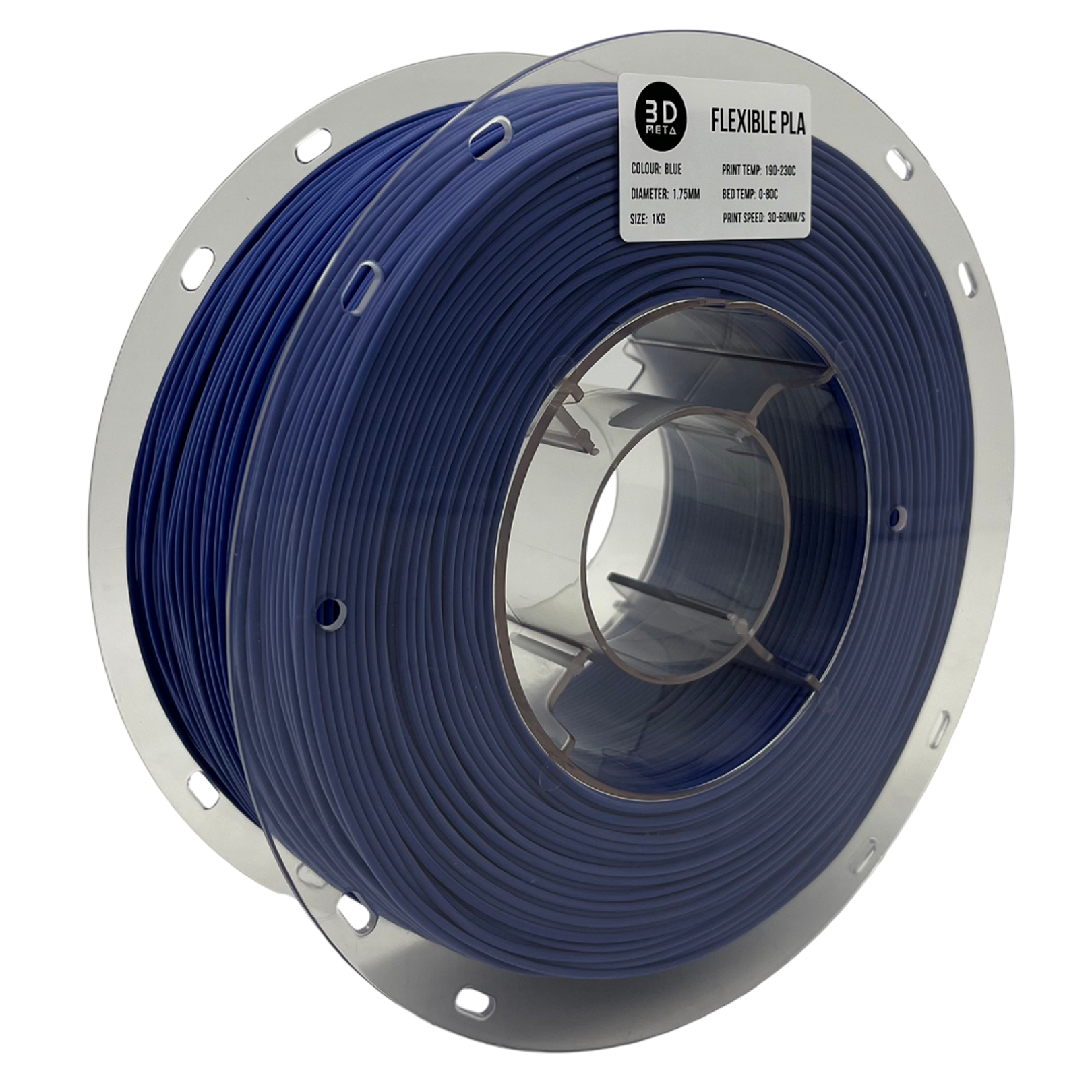 Flexible PLA 3D Printing Filament - 1kg x 1.75mm