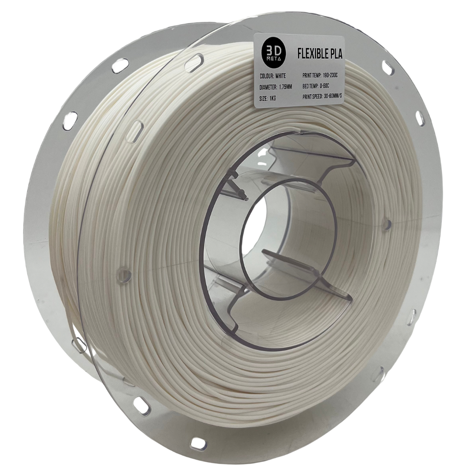 Flexible PLA 3D Printing Filament - 1kg x 1.75mm