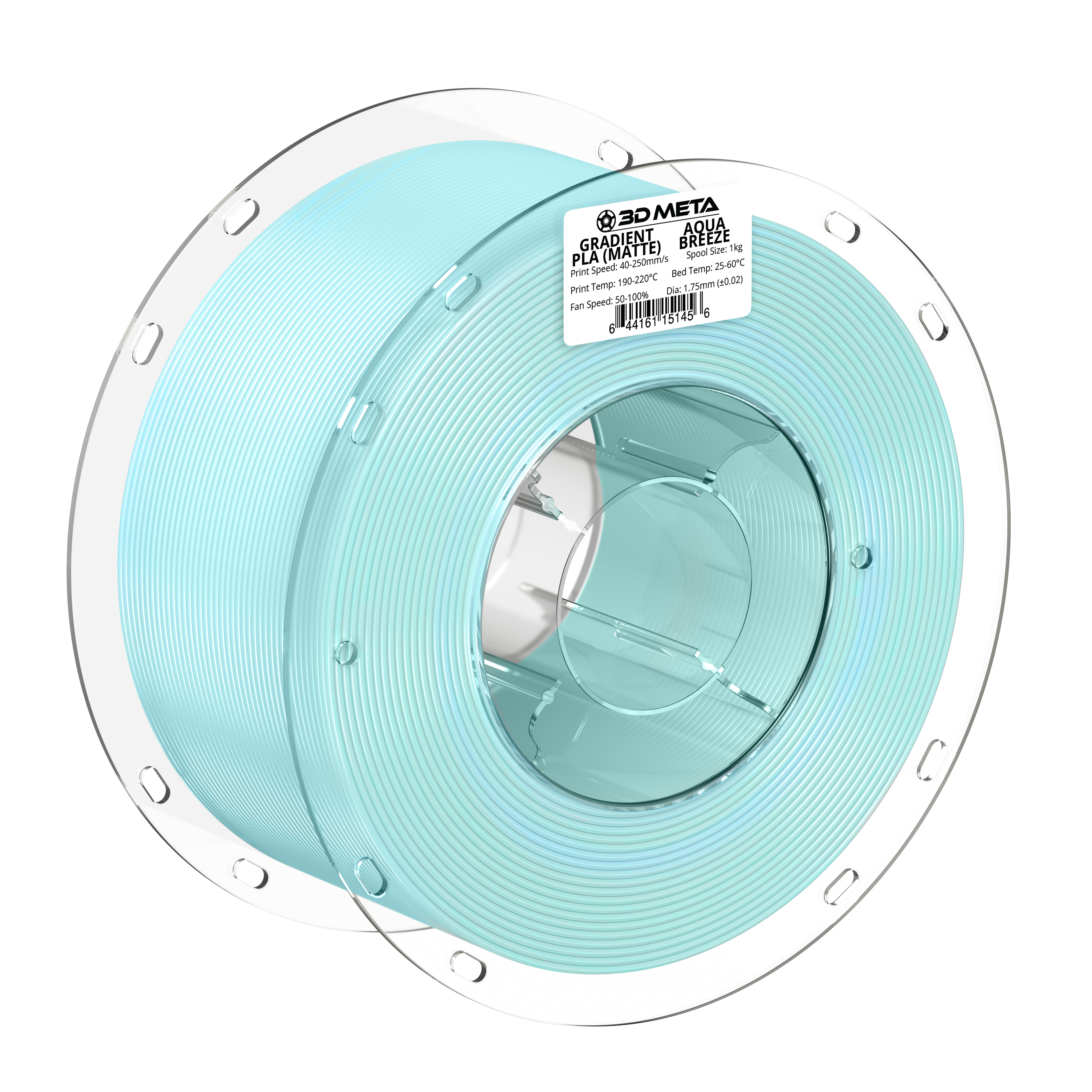 Gradient PLA 3D Printing Filament - 1kg x 1.75mm