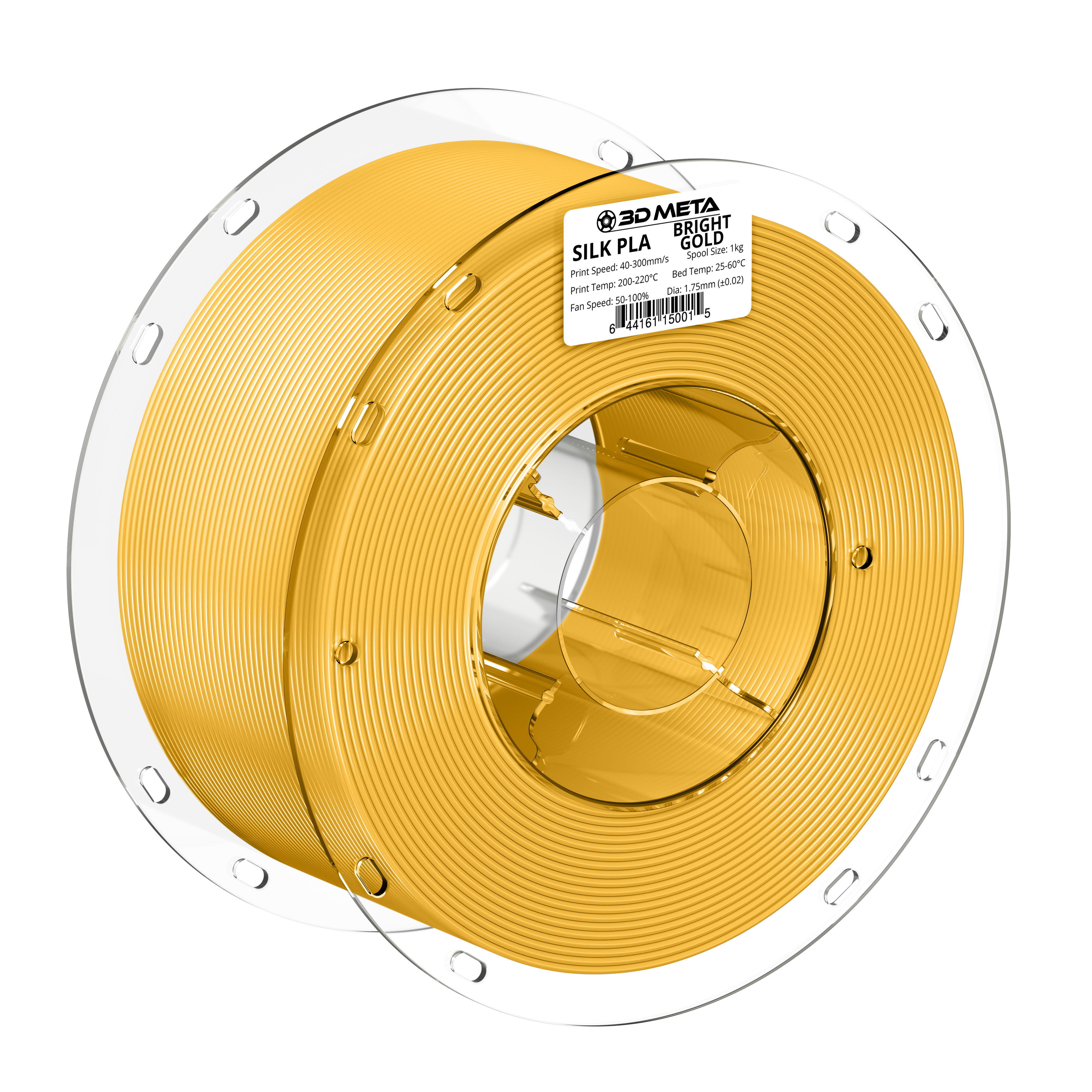 SILK PLA 3D Printing Filament - 1kg x 1.75mm