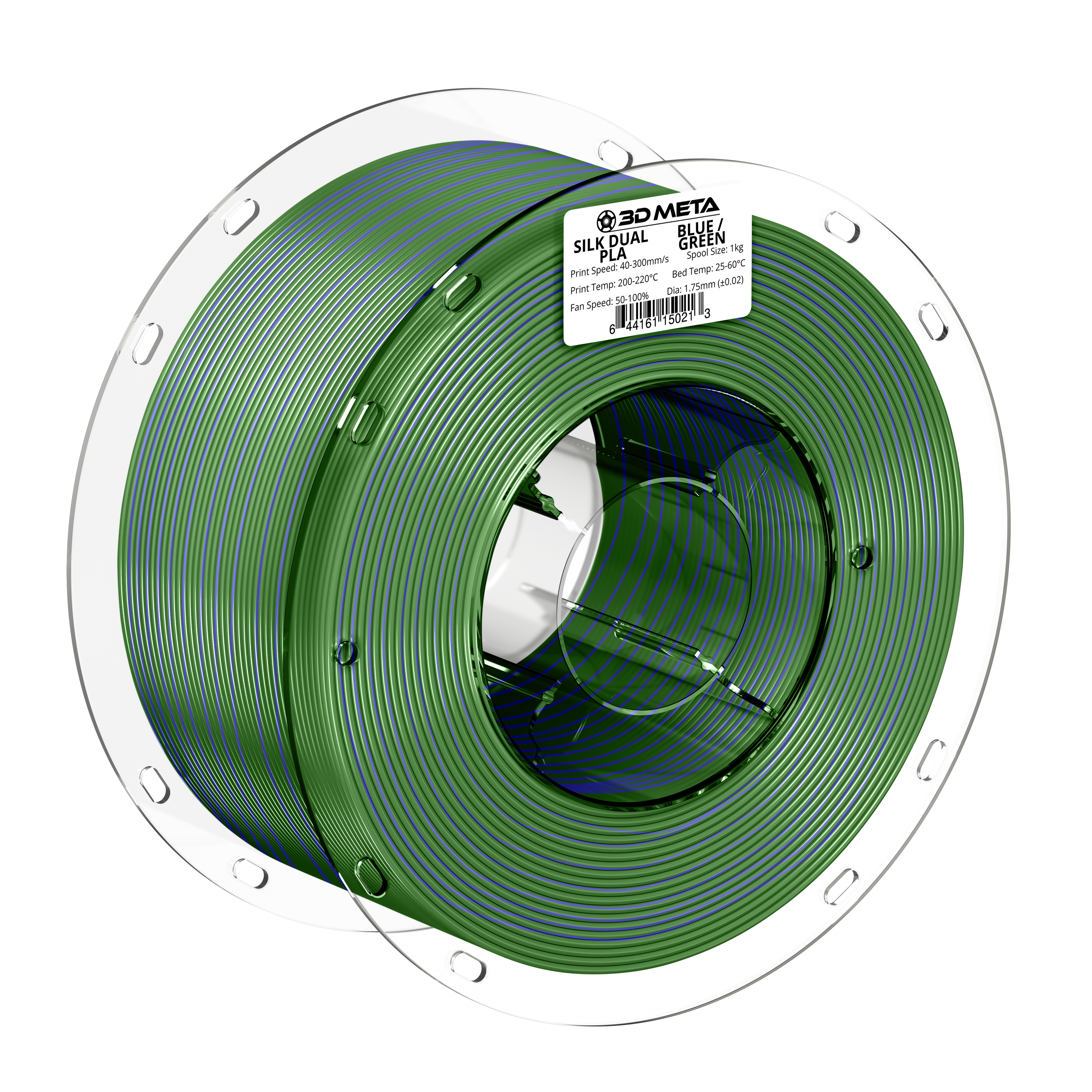 SILK Dual PLA 3D Printing Filament - 1kg x 1.75mm