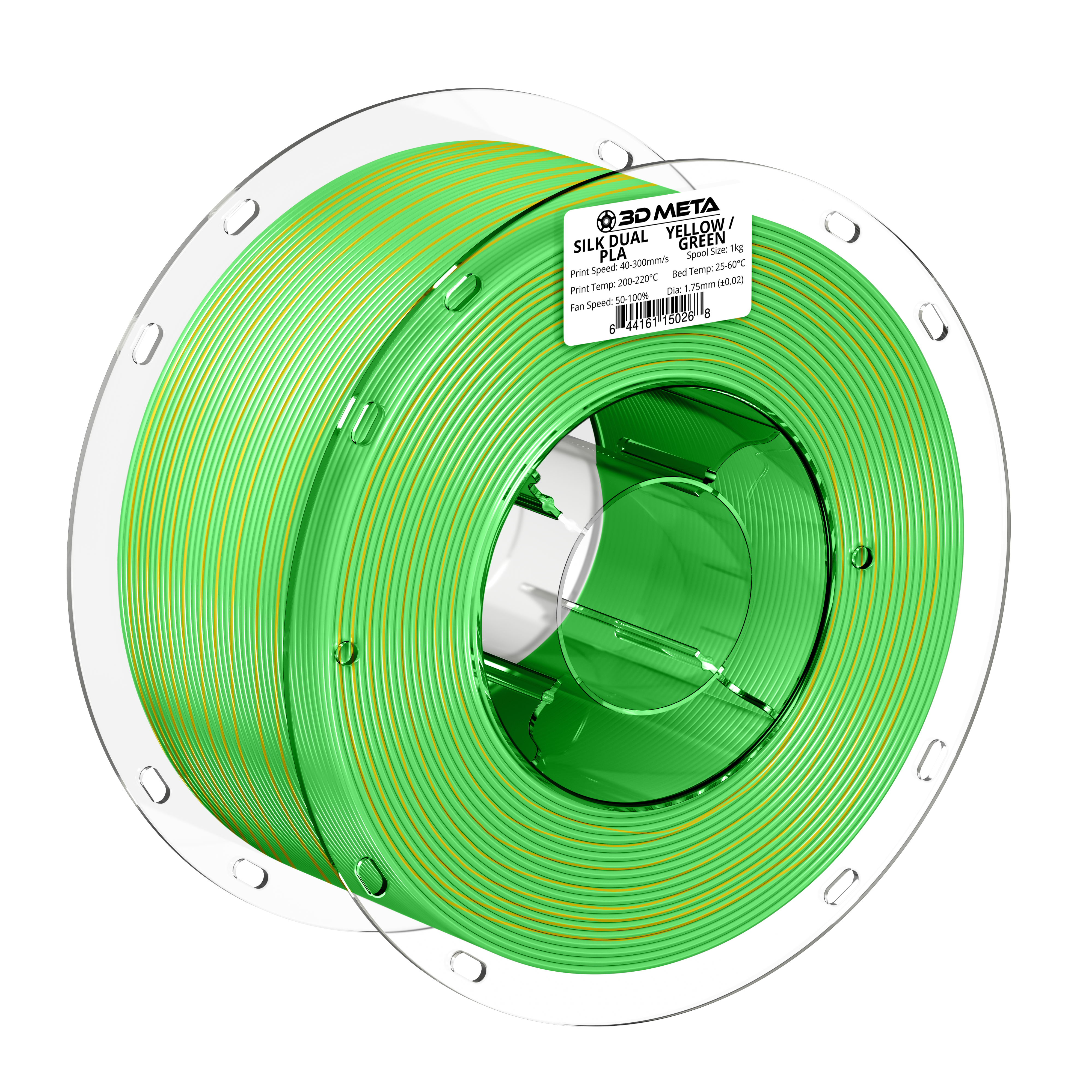 SILK Dual PLA 3D Printing Filament - 1kg x 1.75mm