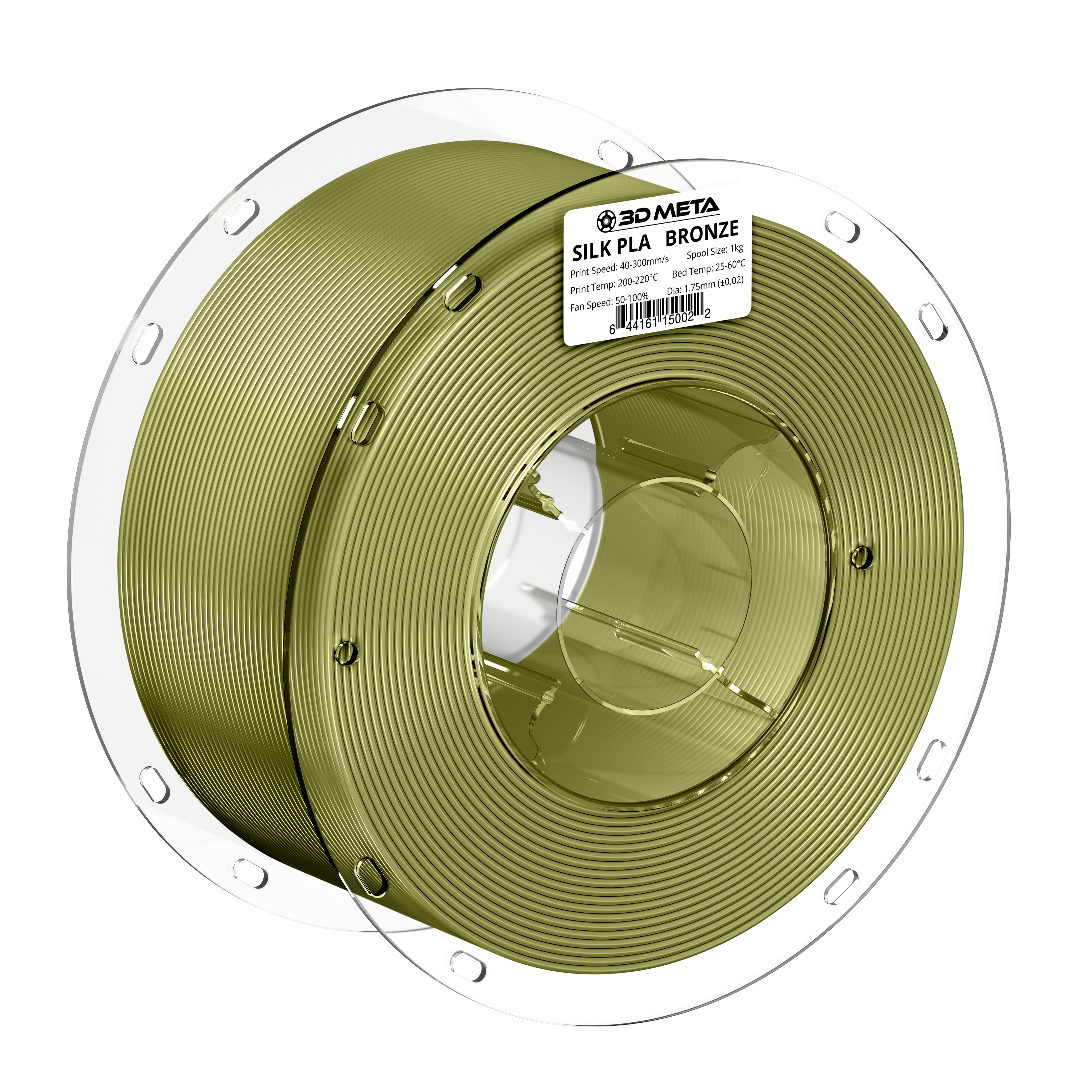 SILK PLA 3D Printing Filament - 1kg x 1.75mm