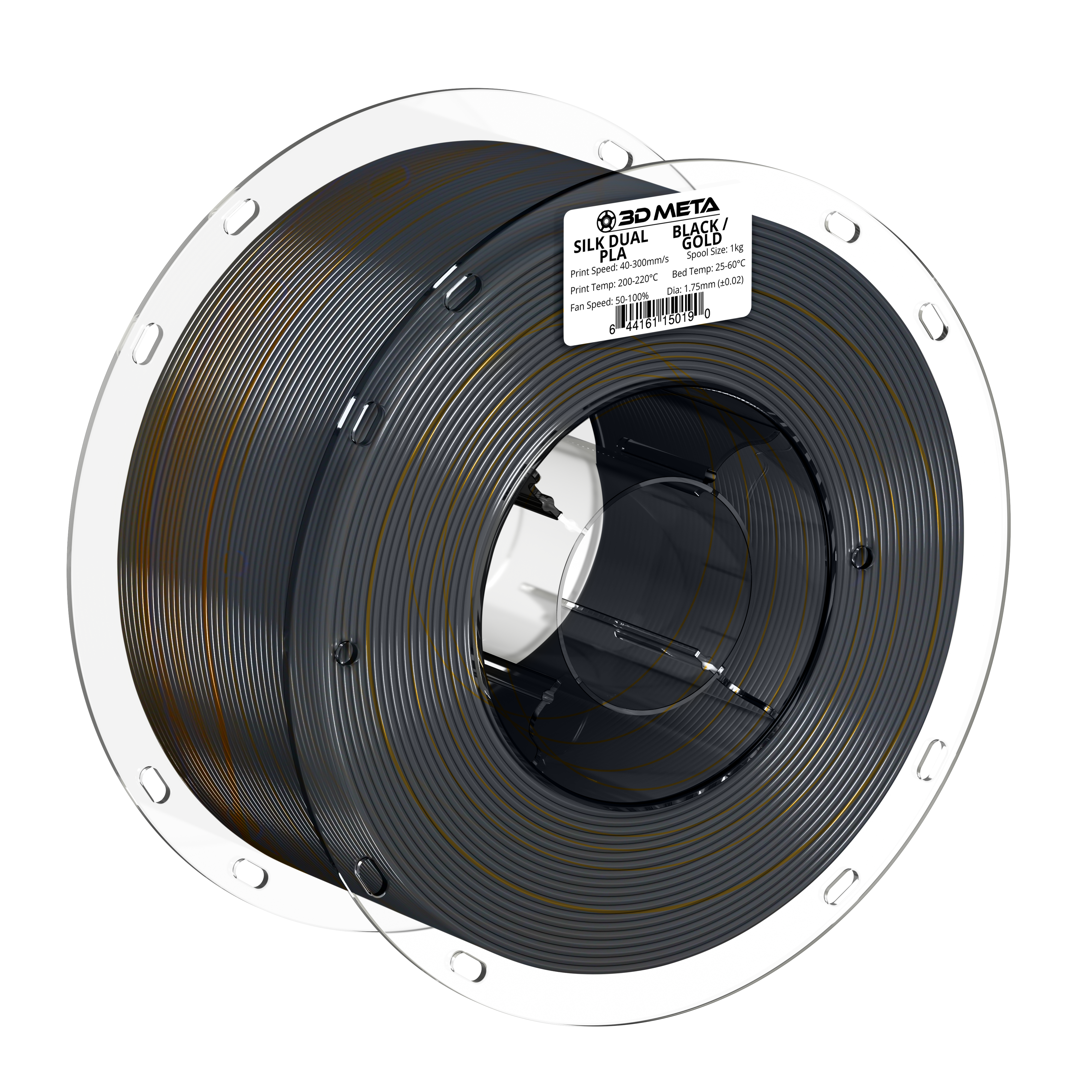 SILK Dual PLA 3D Printing Filament - 1kg x 1.75mm