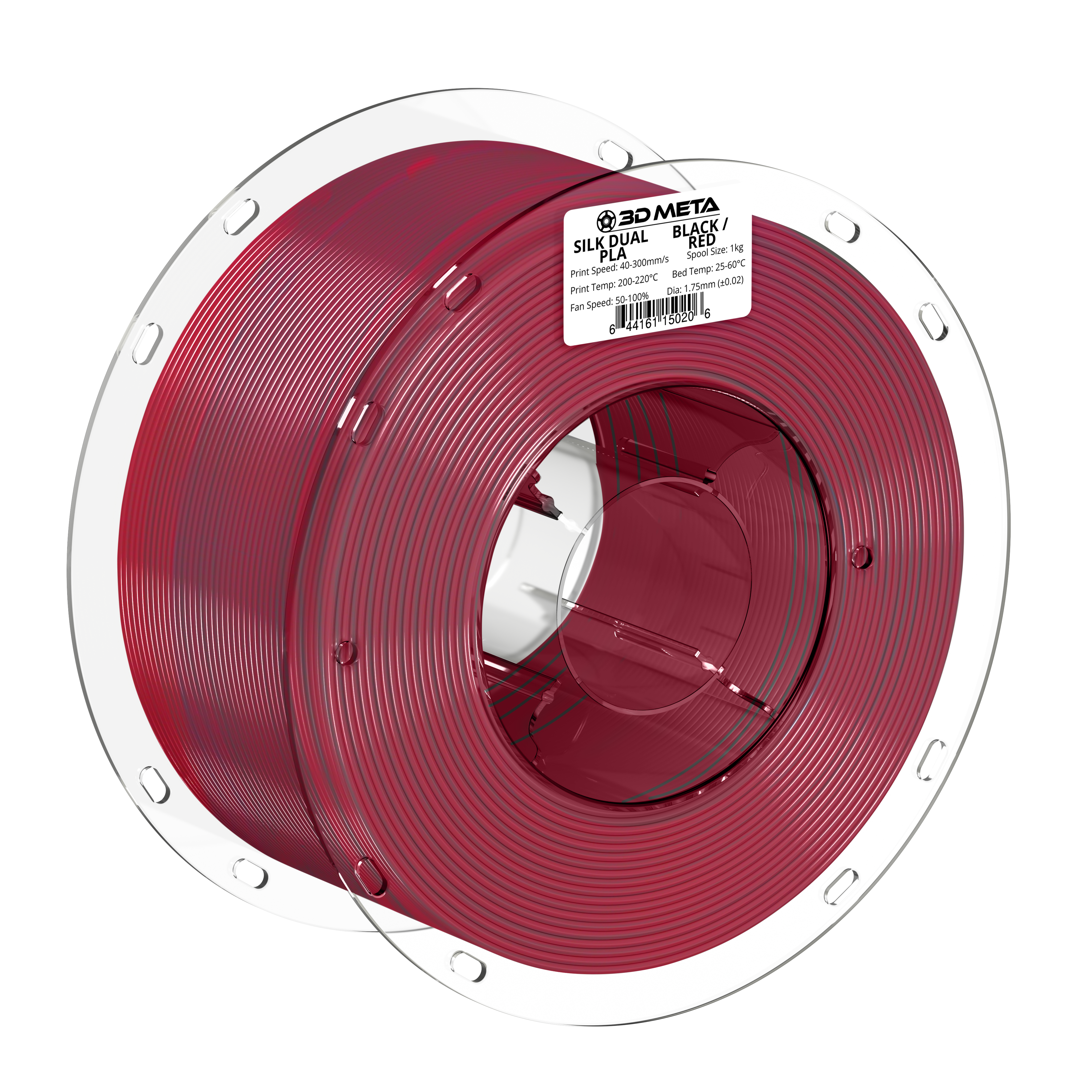 SILK Dual PLA 3D Printing Filament - 1kg x 1.75mm