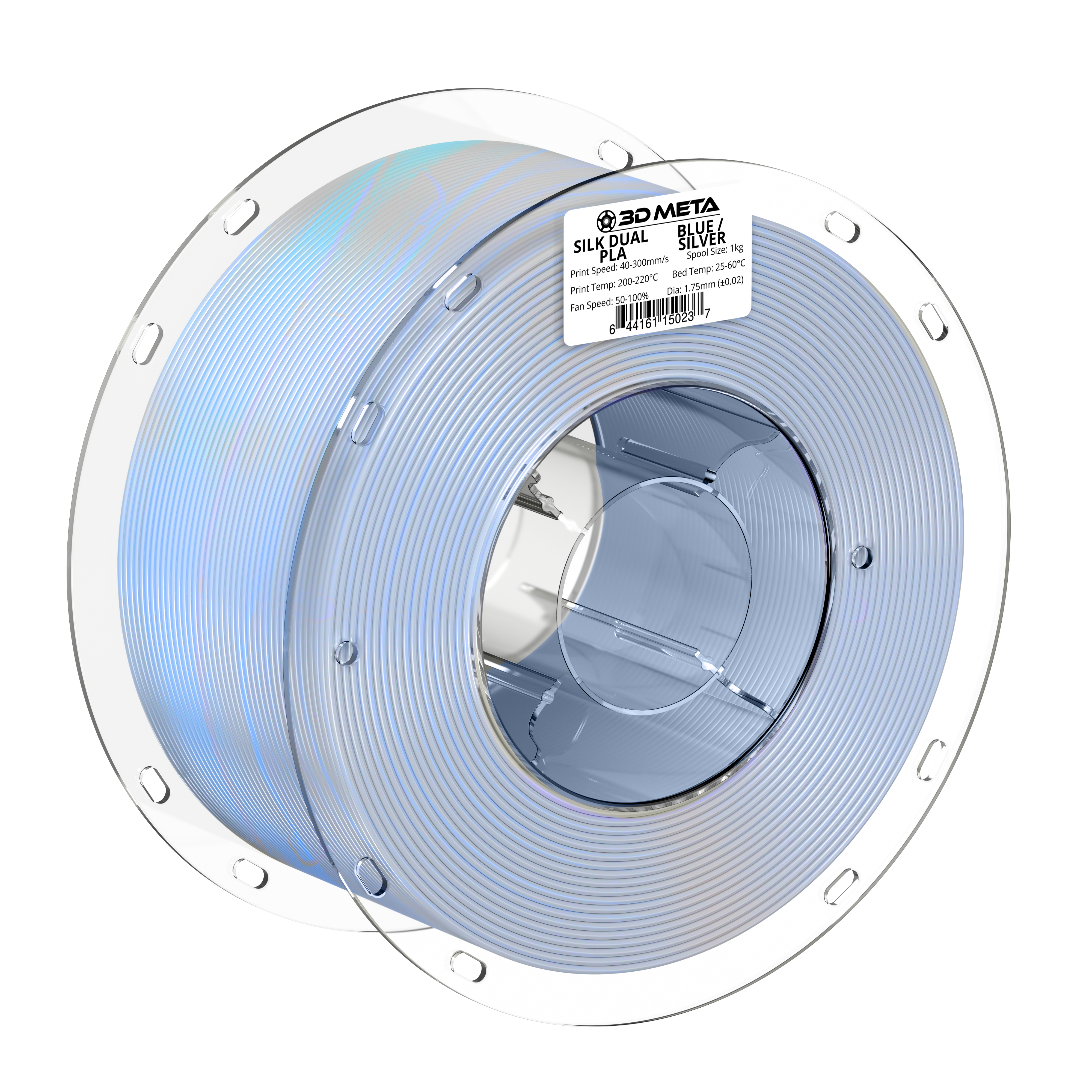 SILK Dual PLA 3D Printing Filament - 1kg x 1.75mm