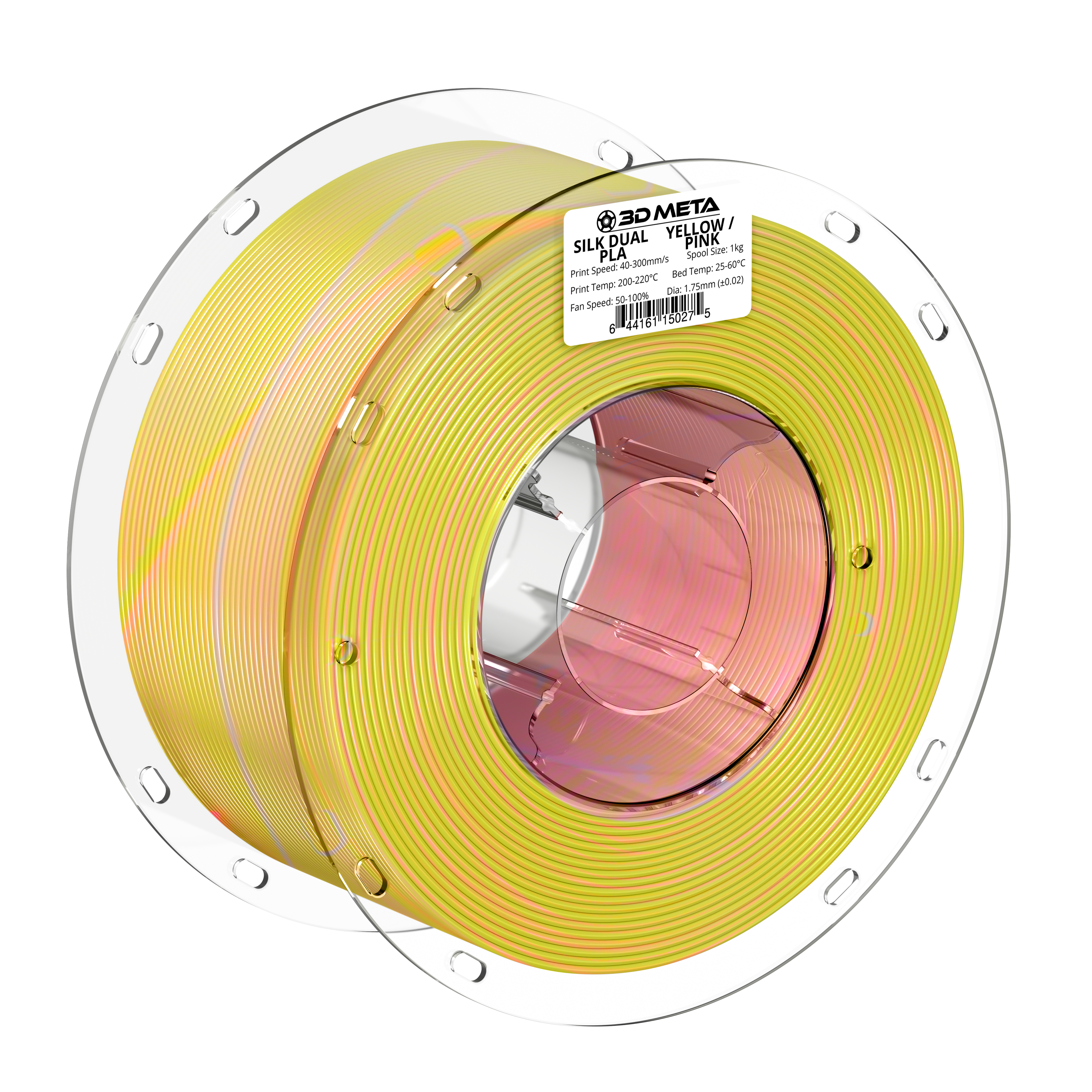 SILK Dual PLA 3D Printing Filament - 1kg x 1.75mm