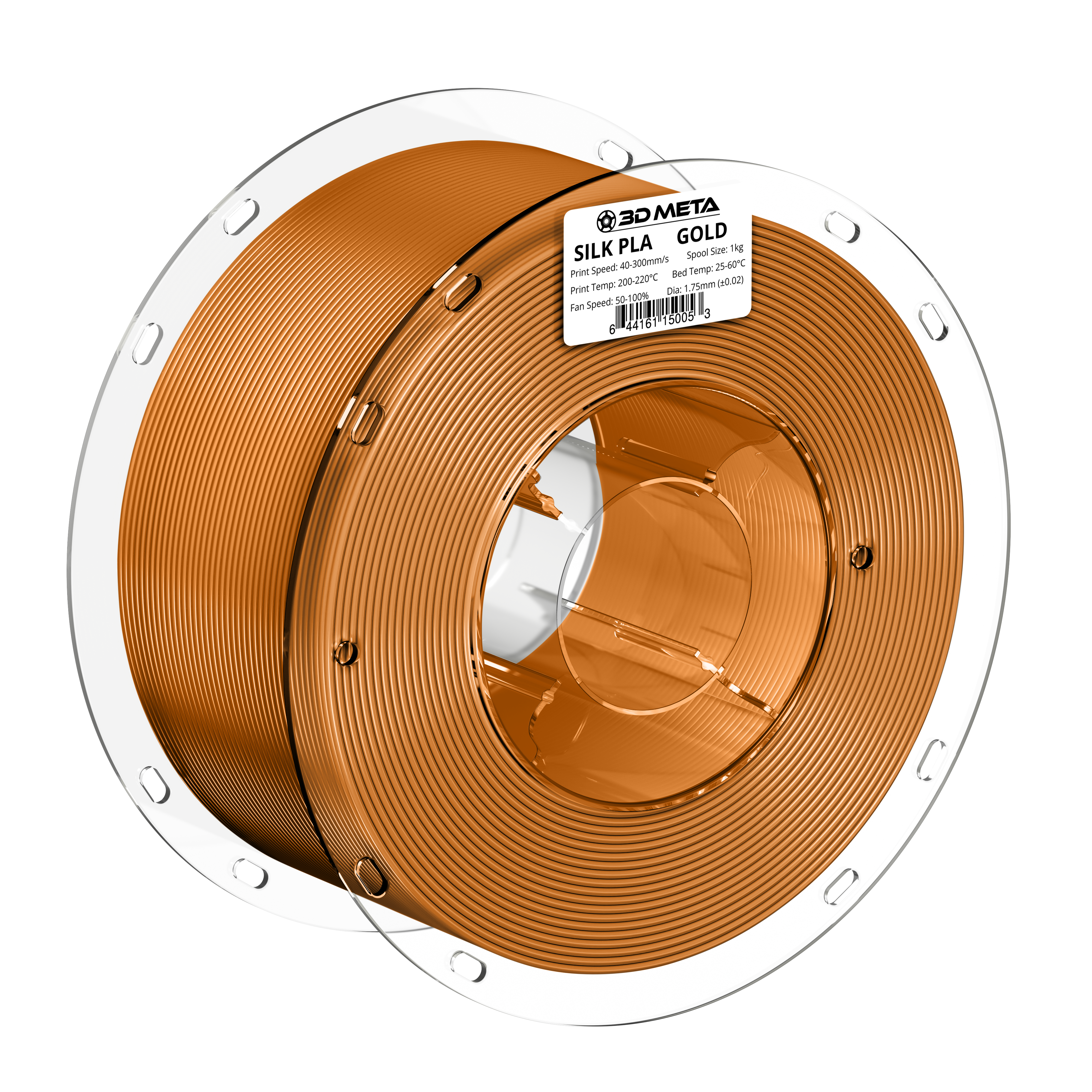 SILK PLA 3D Printing Filament - 1kg x 1.75mm