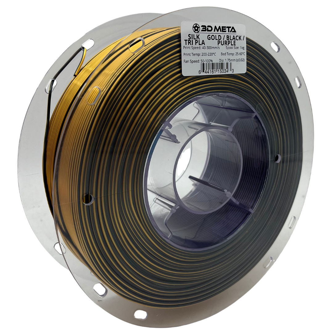 SILK Tri PLA 3D Printing Filament - 1kg x 1.75mm