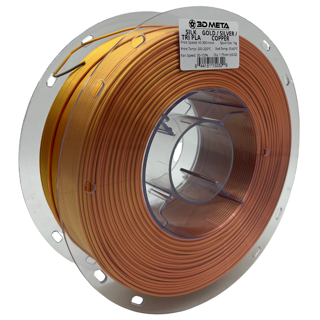 SILK Tri PLA 3D Printing Filament - 1kg x 1.75mm