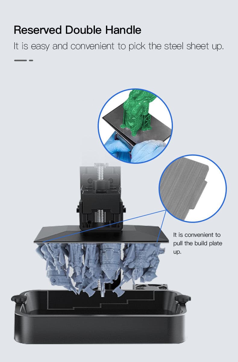 Flexi Steel Print Bed For LD002H - 138 x 85mm.