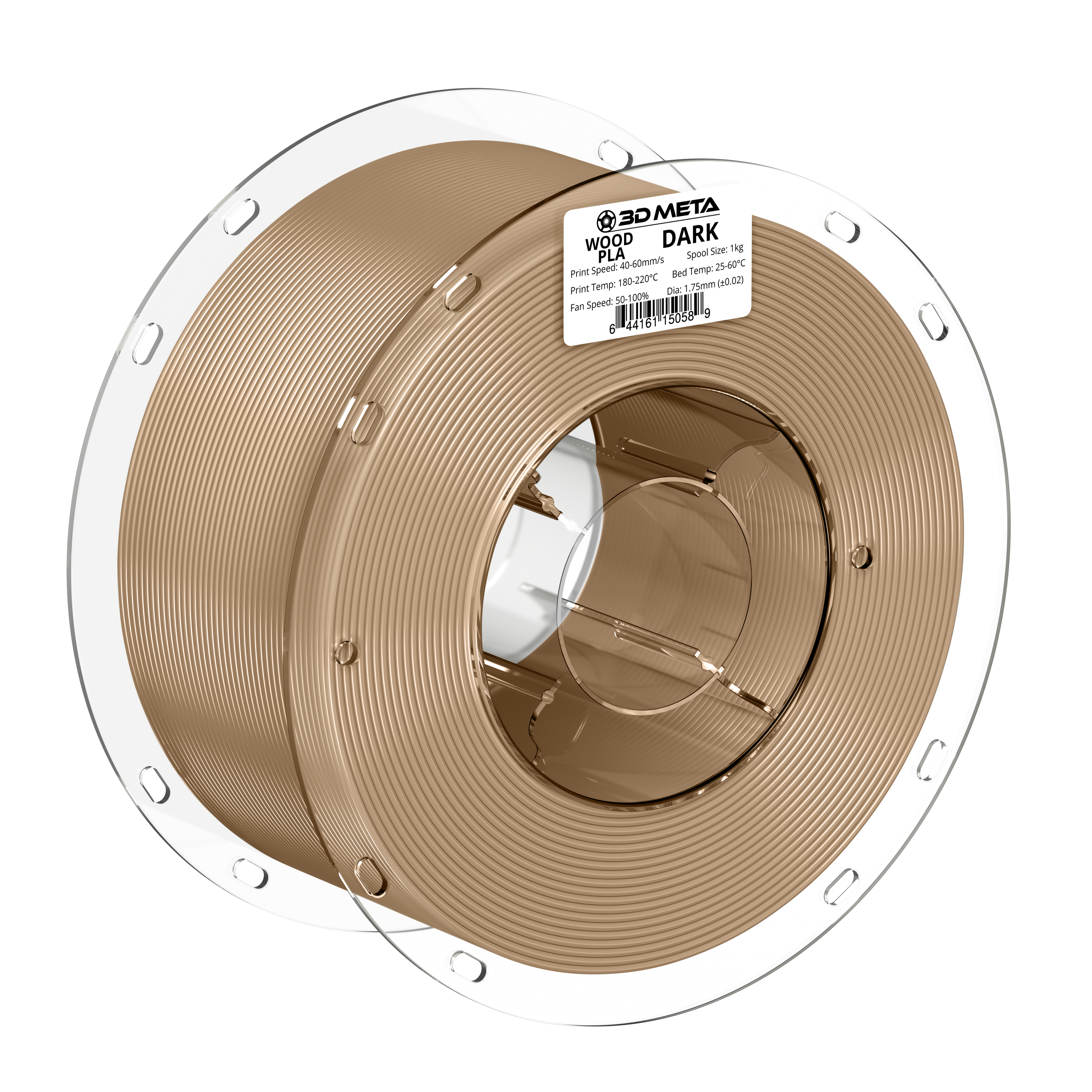 Wood PLA 3D Printing Filament - 1kg x 1.75mm