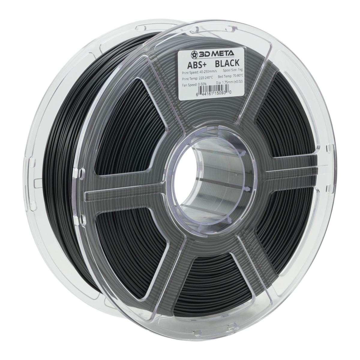 ABS+ 3D Printing Filament - Black