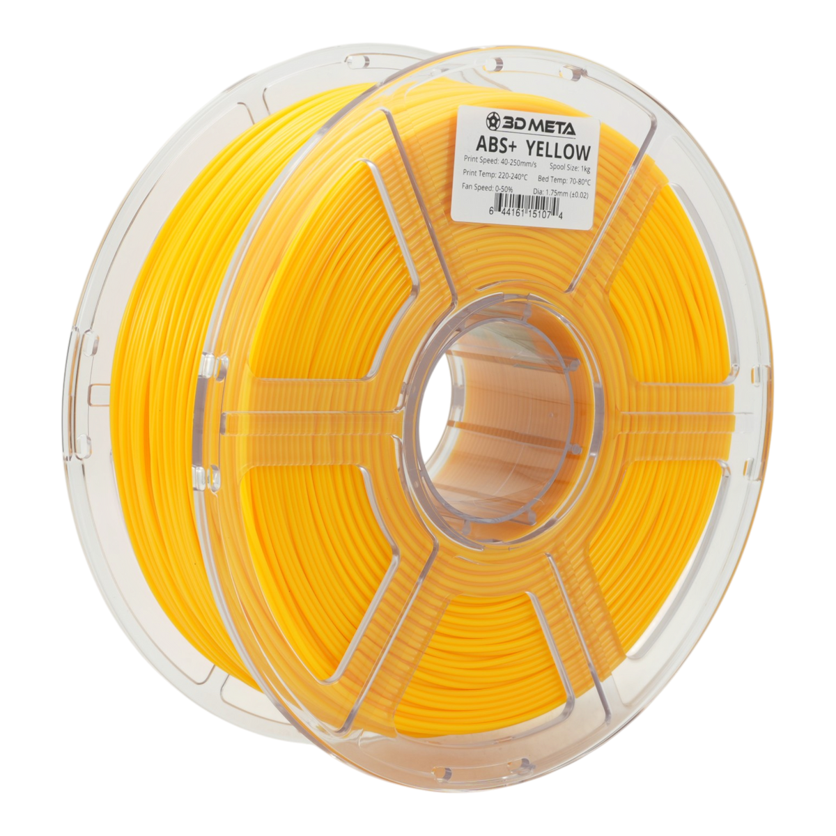 ABS+ 3D Printing Filament - Yellow