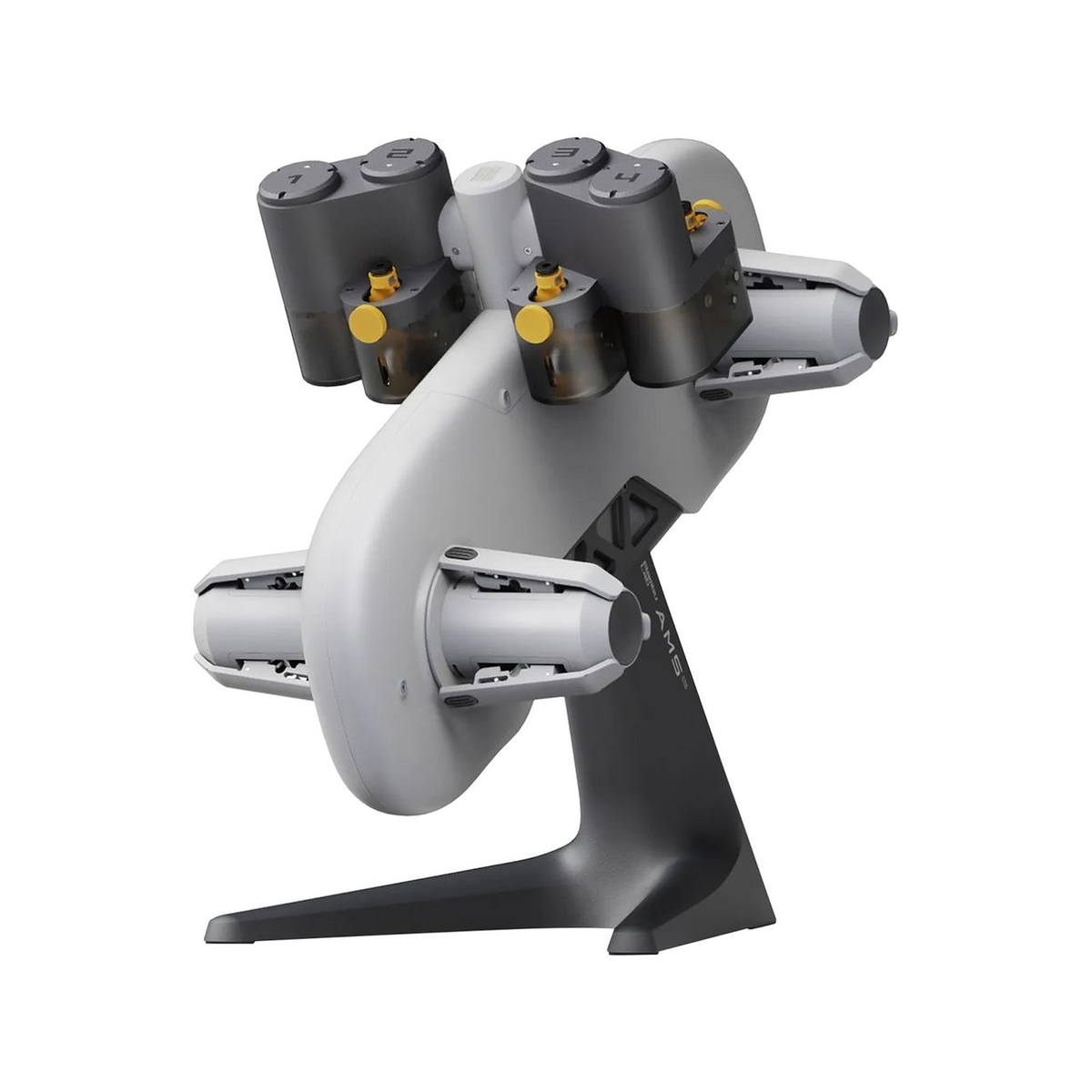 Bambu Lab AMS Lite four-spool automatic material system for A1 and A1 Mini, angled view