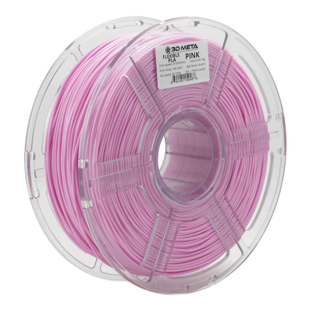 Flexible PLA 3D Printing Filament - Pink