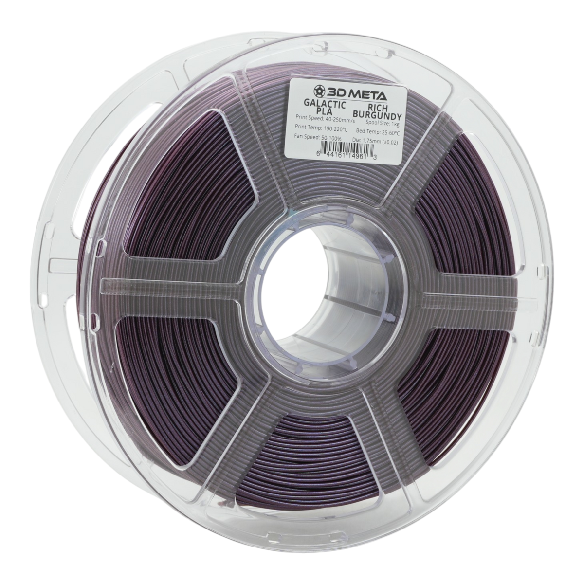 Galactic PLA 3D Printing Filament - Rich Burgundy