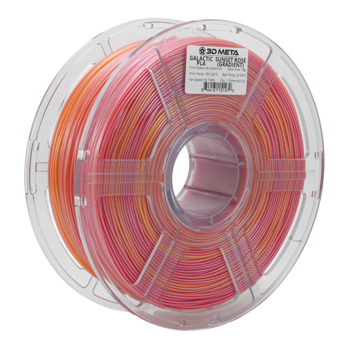 Galactic PLA 3D Printing Filament - Sunset Rose (Gradient)