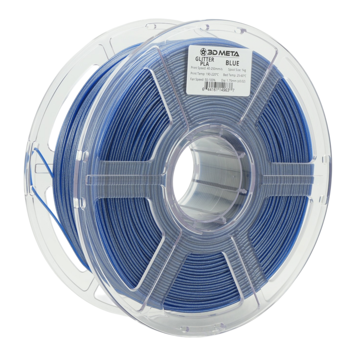 Glitter PLA 3D Printing Filament - Blue