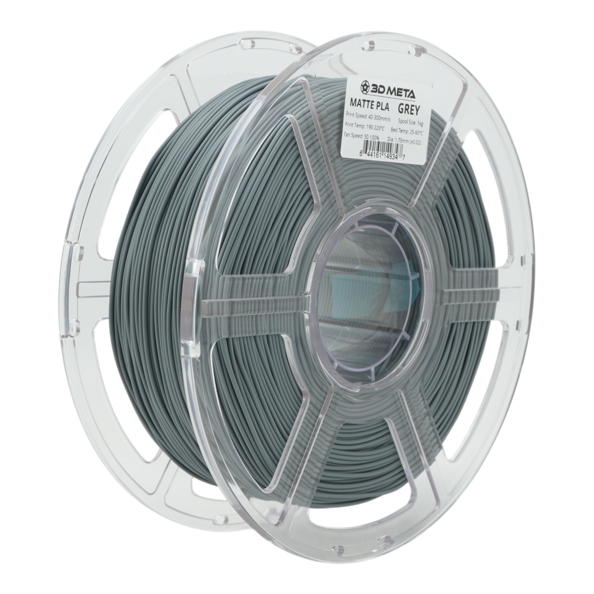 Matte PLA 3D Printing Filament - Grey