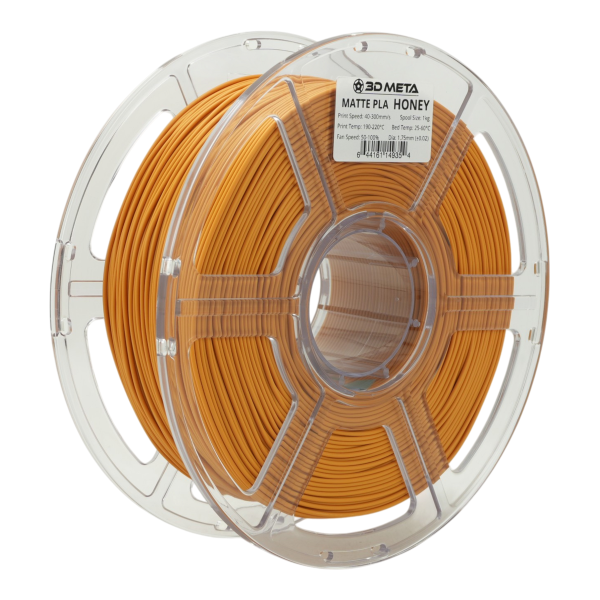 Matte PLA 3D Printing Filament - Honey