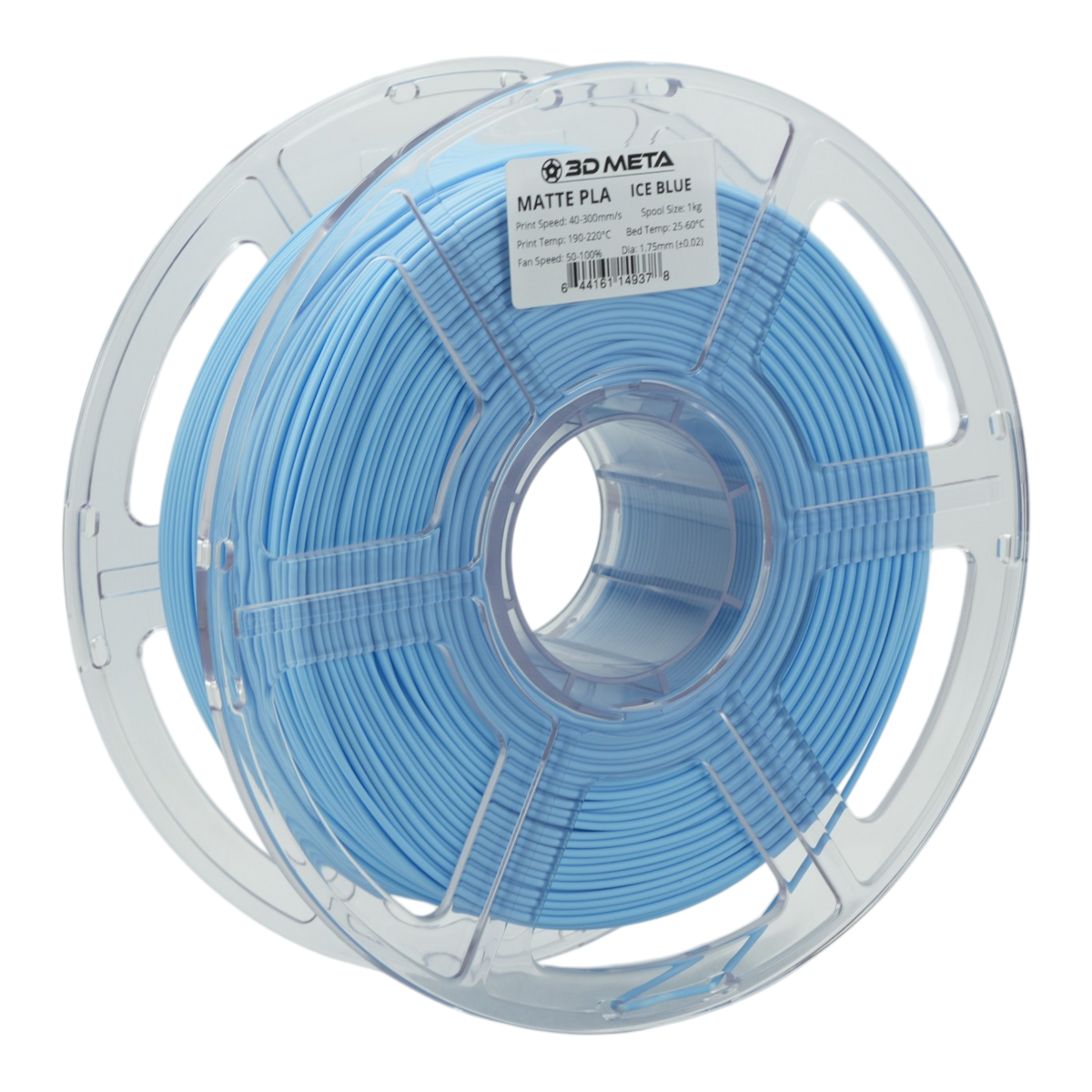 Matte PLA 3D Printing Filament - Ice Blue