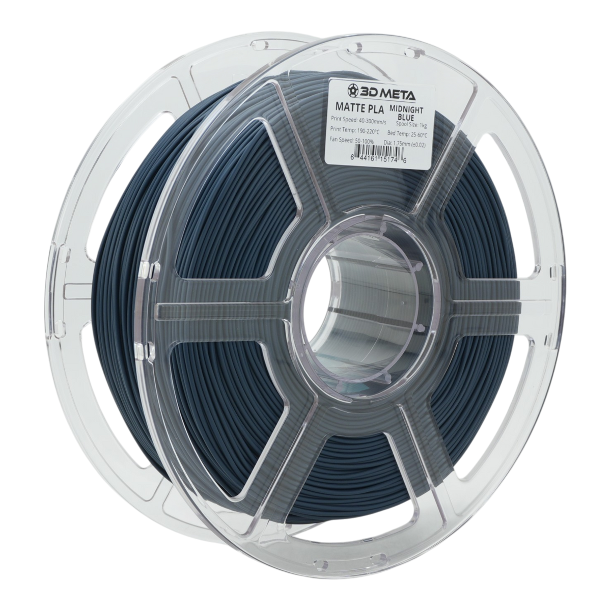 Matte PLA 3D Printing Filament - Midnight Blue