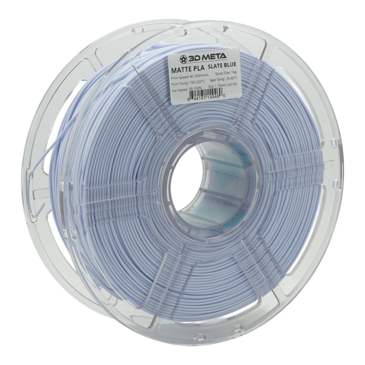 Matte PLA 3D Printing Filament - Slate Blue