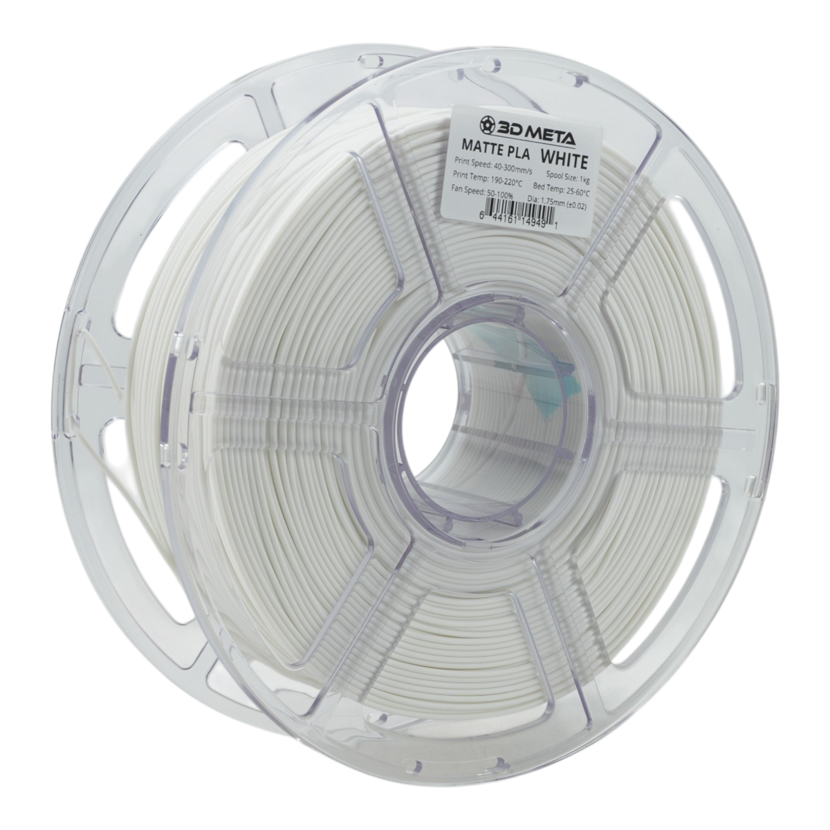 Matte PLA 3D Printing Filament - White