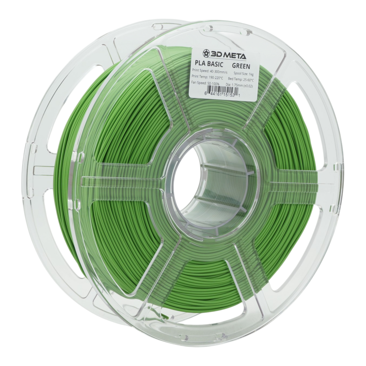 PLA Basic 3D Printing Filament - Green