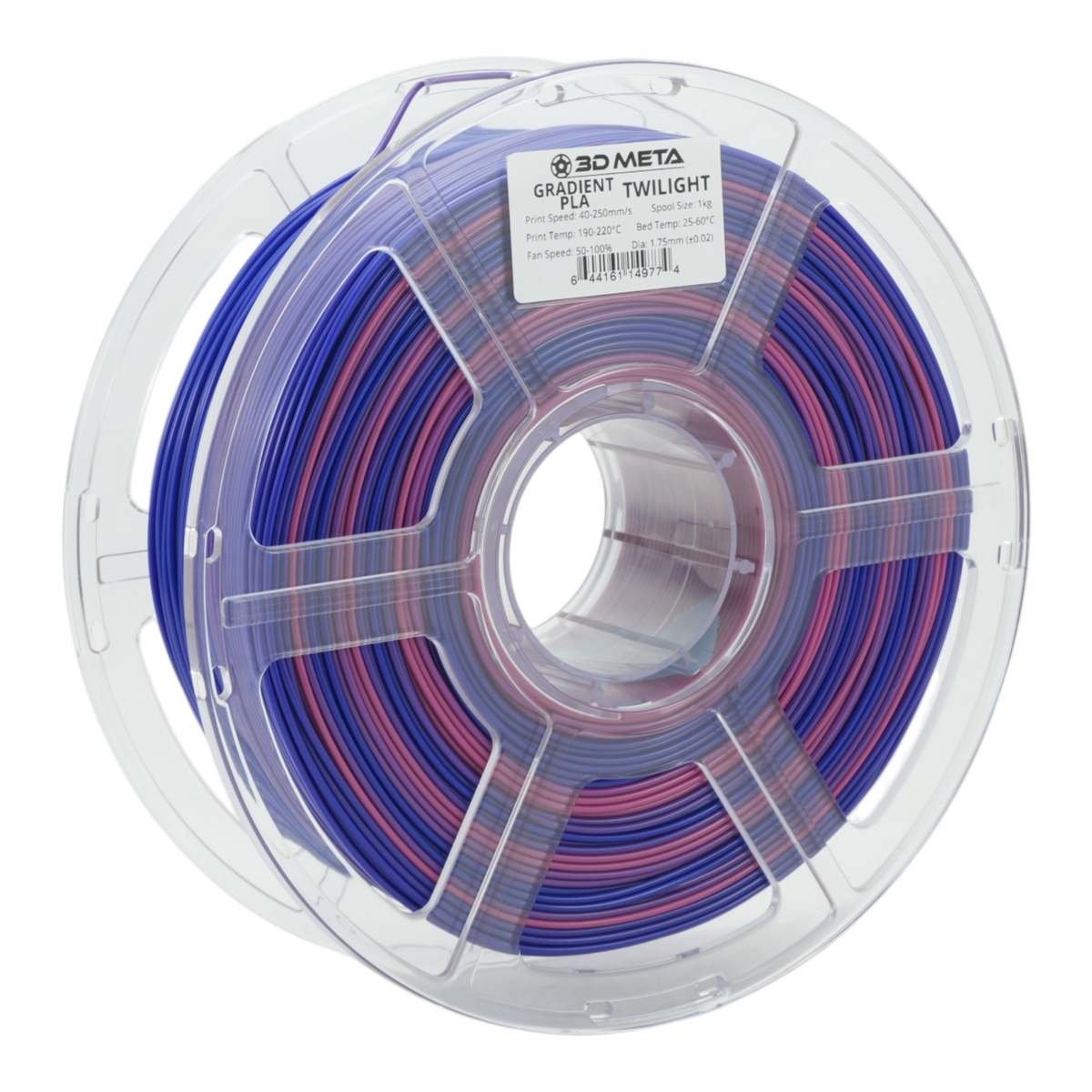 Gradient PLA 3D Printing Filament - Twilight