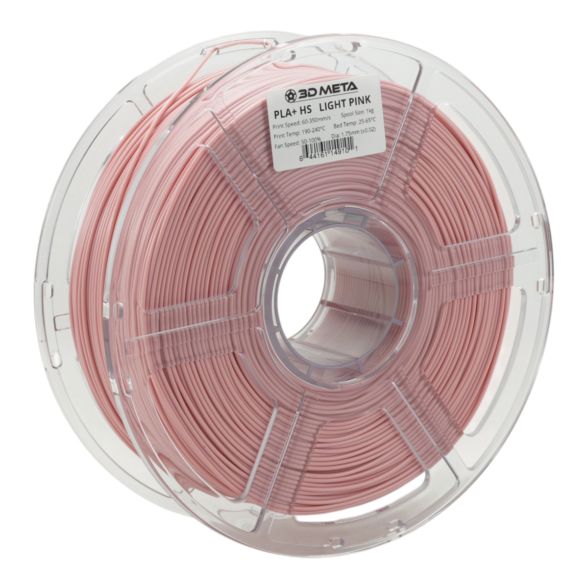 High Speed PLA+ HS 3D Printing Filament - Light Pink