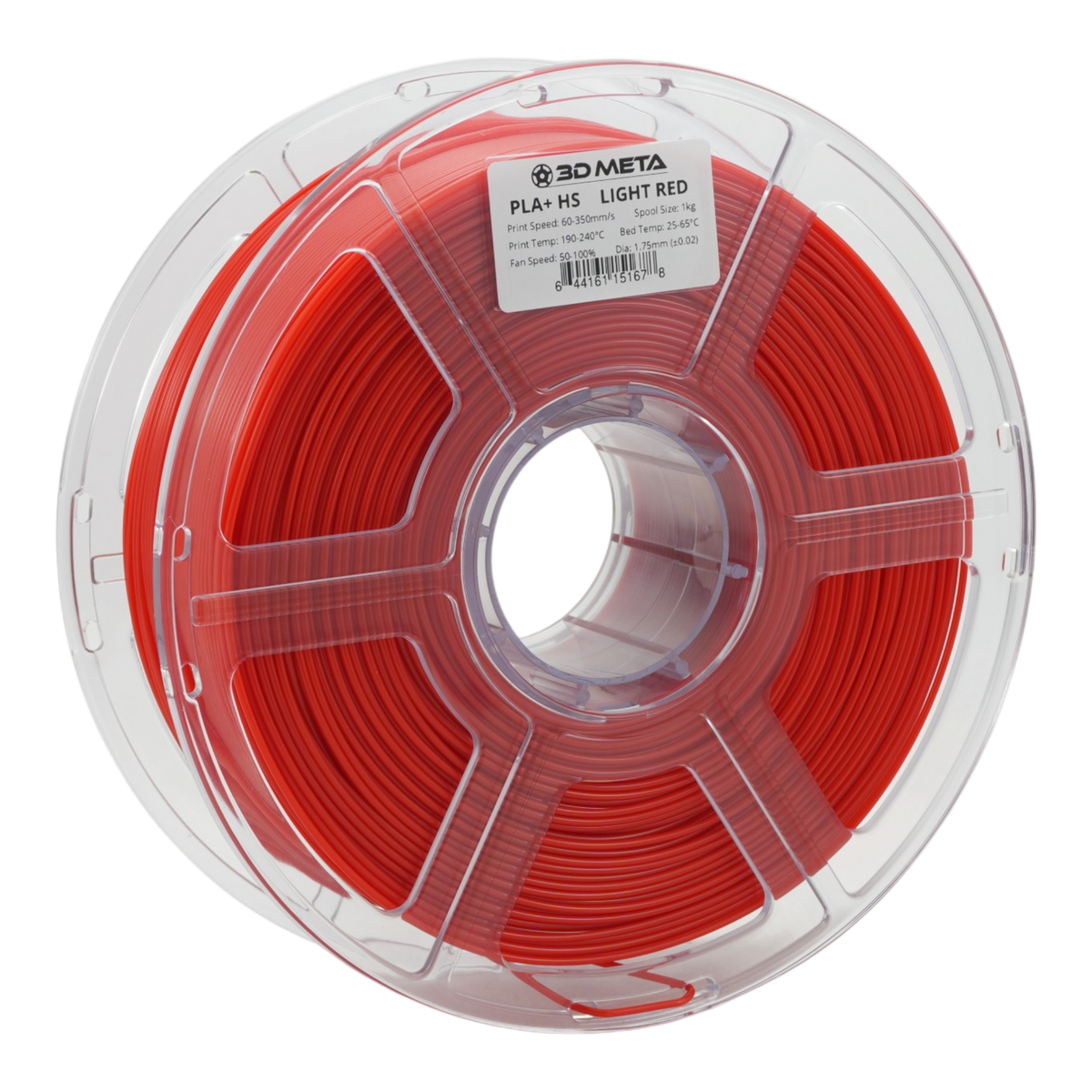 High Speed PLA+ HS 3D Printing Filament - Light Red