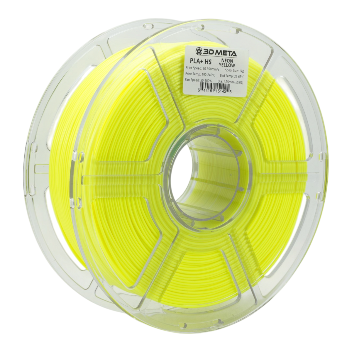 High Speed PLA+ HS 3D Printing Filament - Neon Yellow