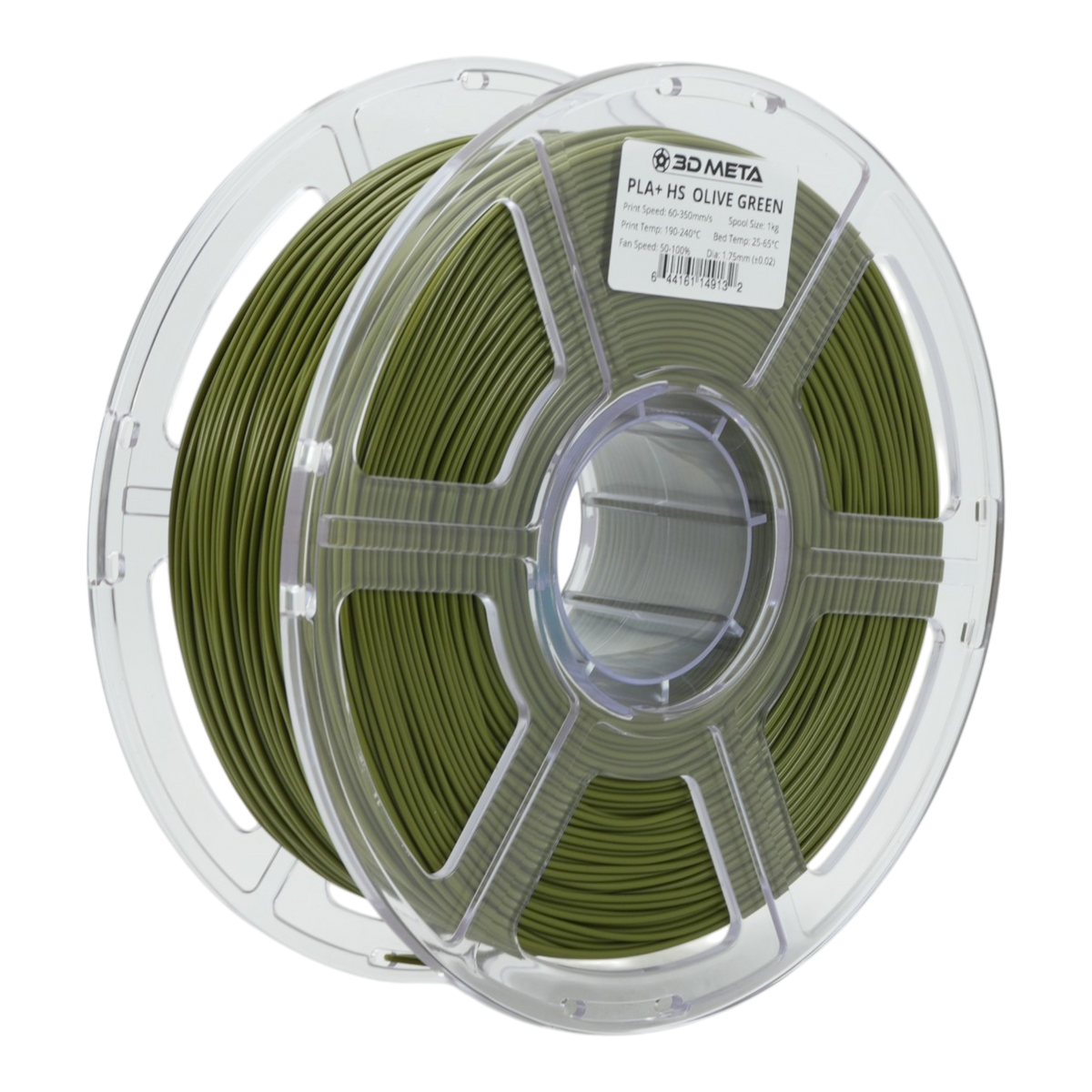 High Speed PLA+ HS 3D Printing Filament - Olive Green