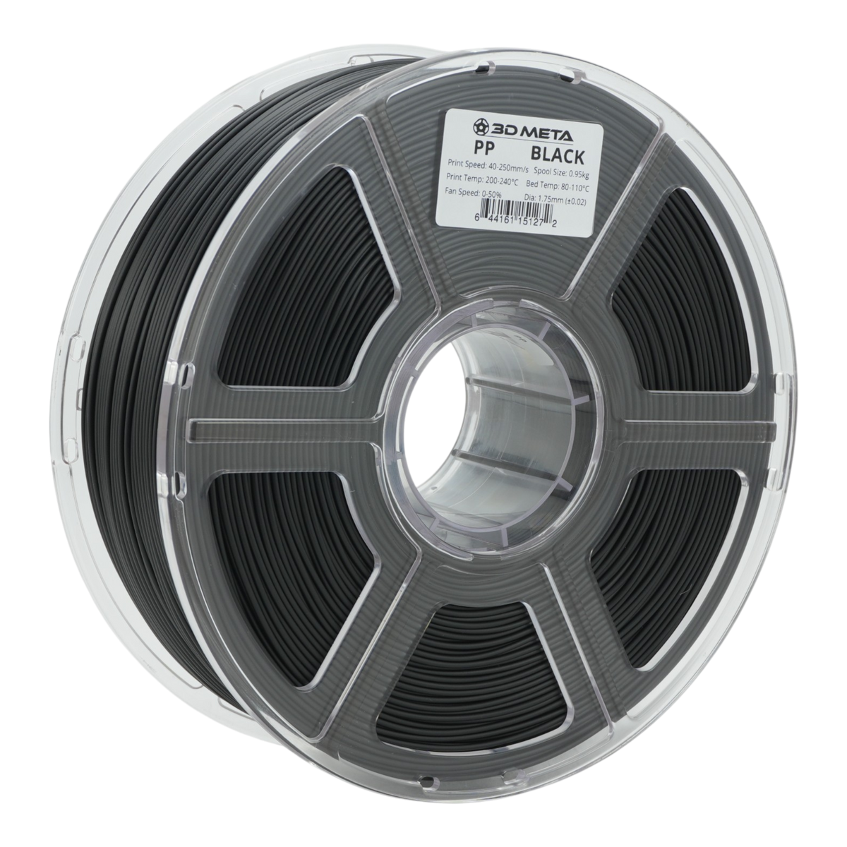 Polypropylene (PP) 3D Printing Filament - 0.95kg - Black