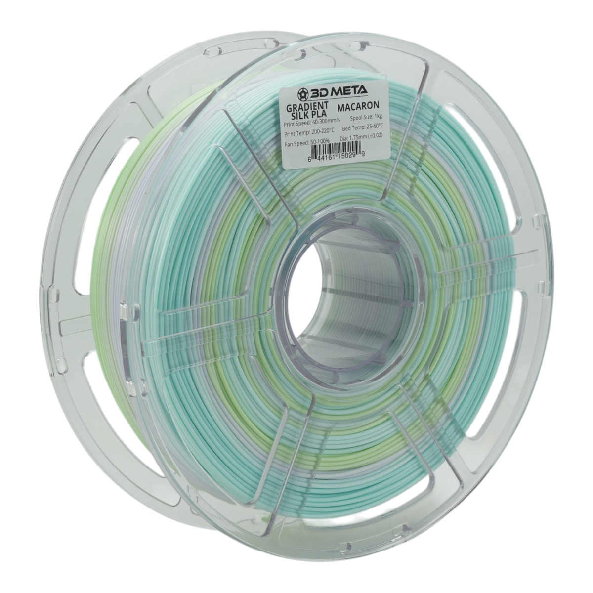 Gradient Silk PLA 3D Printing Filament - Macaron