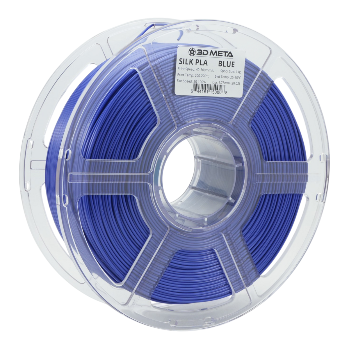 Silk PLA 3D Printing Filament - Blue