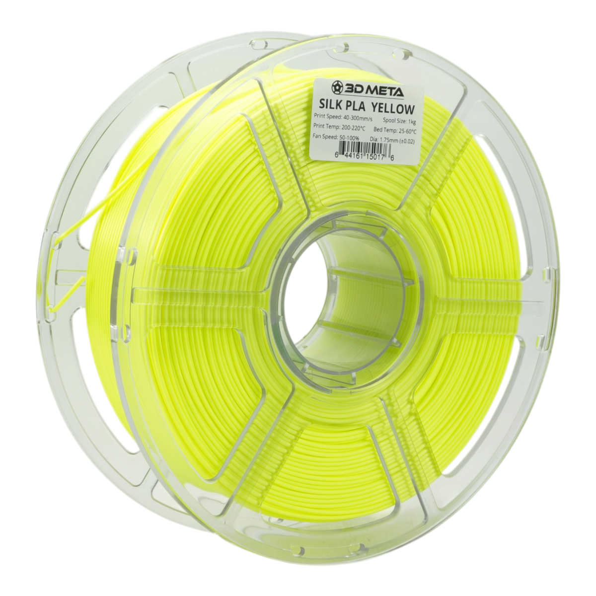 Silk PLA 3D Printing Filament - Yellow