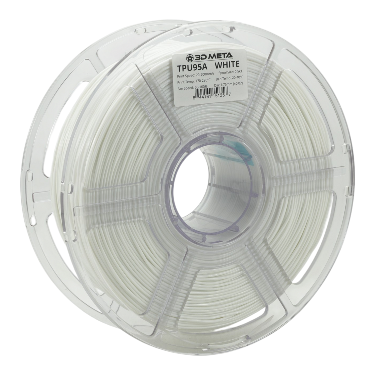 TPU95A 3D Printing Filament - 1kg - White