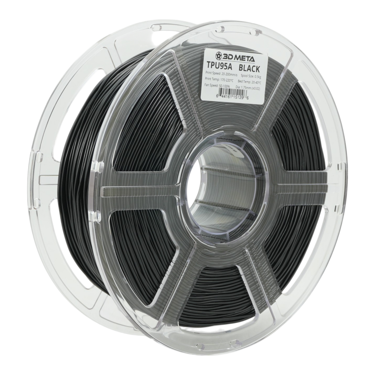 TPU95A 3D Printing Filament - 1kg - Black