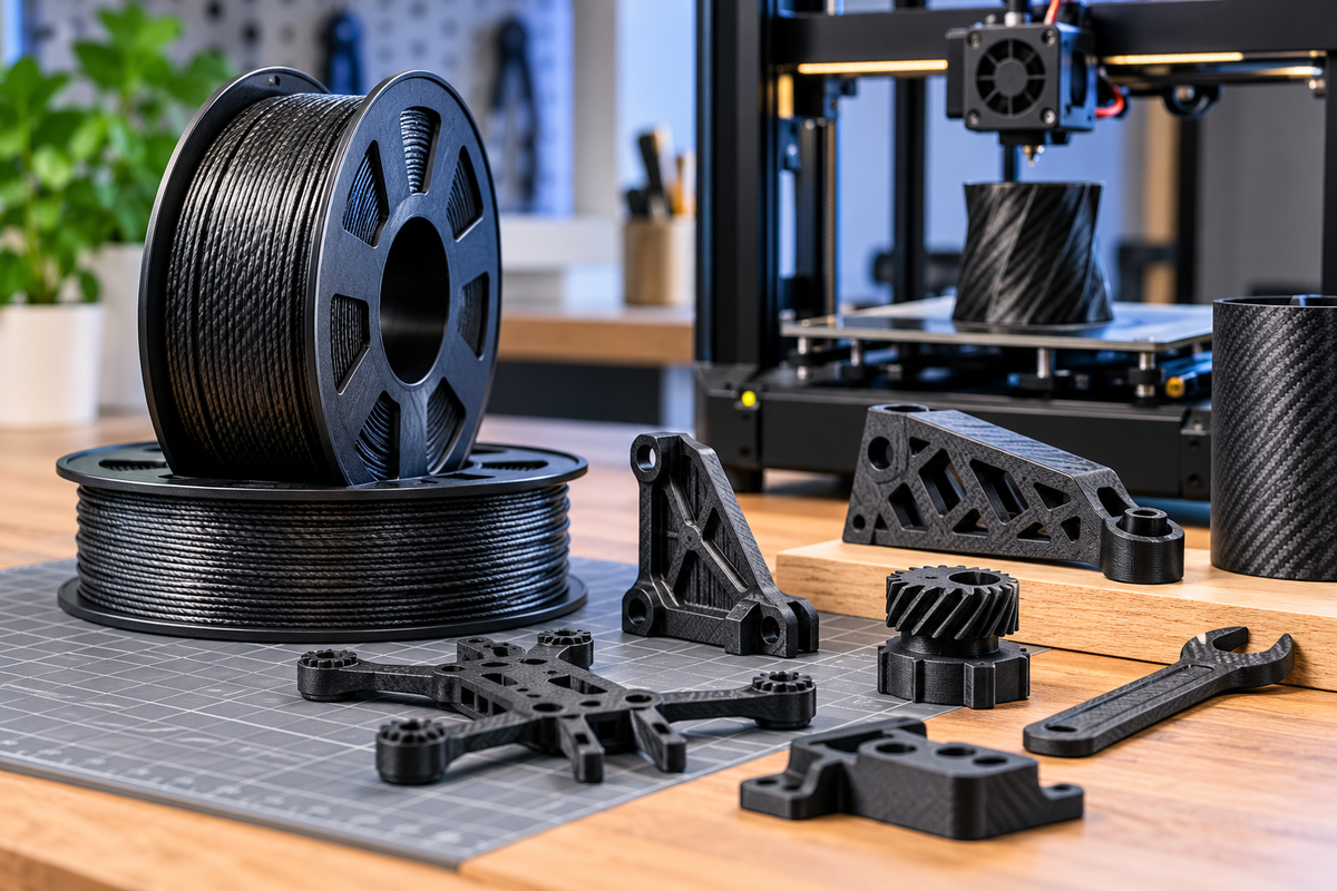 Carbon Fibre Filament Explained: Benefits, Limitations, and Applications