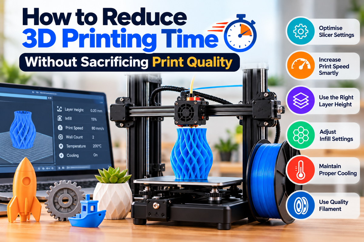 How to Reduce 3D Printing Time Without Sacrificing Print Quality