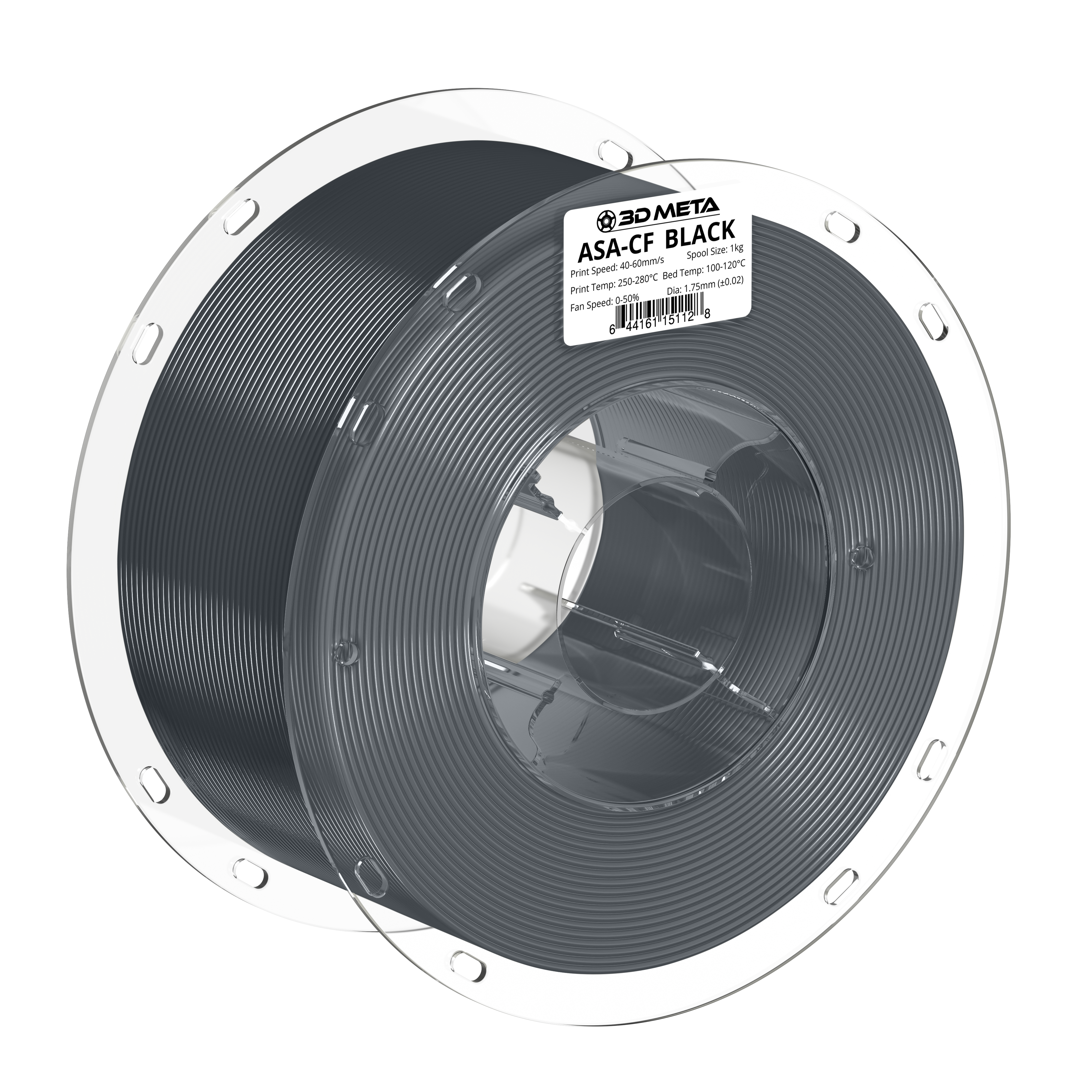 Glass Filled ASA 3D Printing Filament - 1kg x 1.75mm
