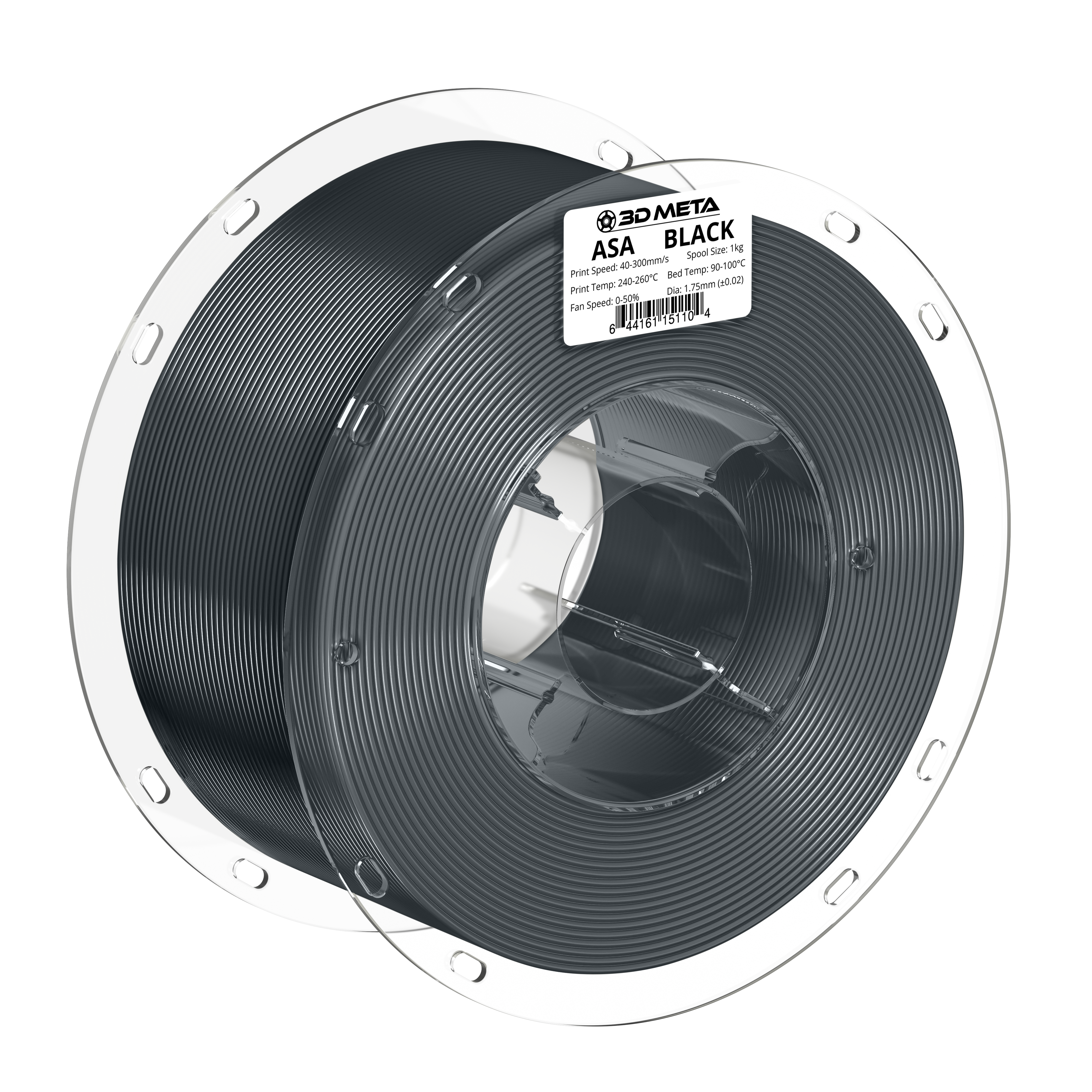 ASA 3D Printing Filament - 1kg x 1.75mm