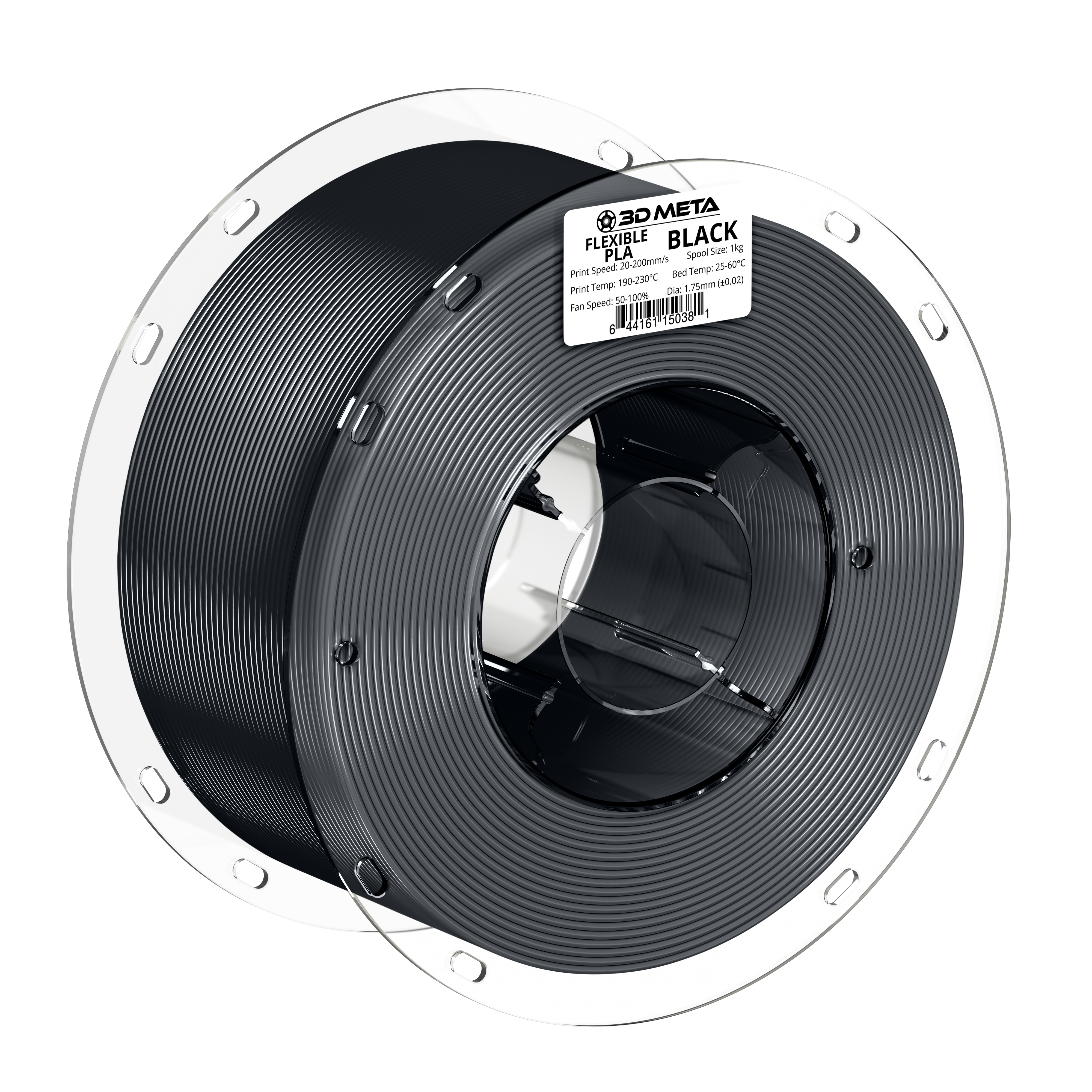 Flexible PLA 3D Printing Filament - 1kg x 1.75mm