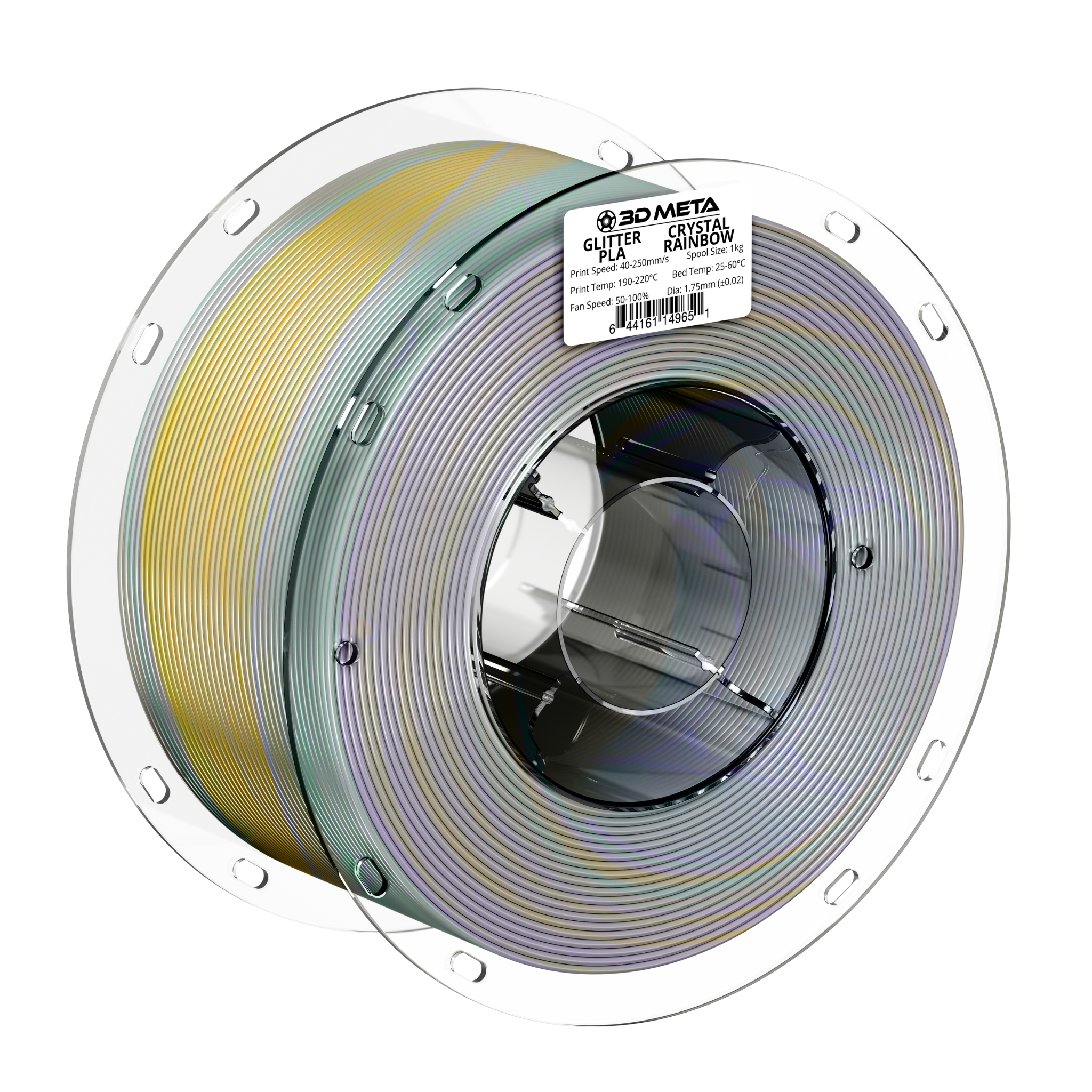 Glitter PLA 3D Printing Filament - 1kg x 1.75mm