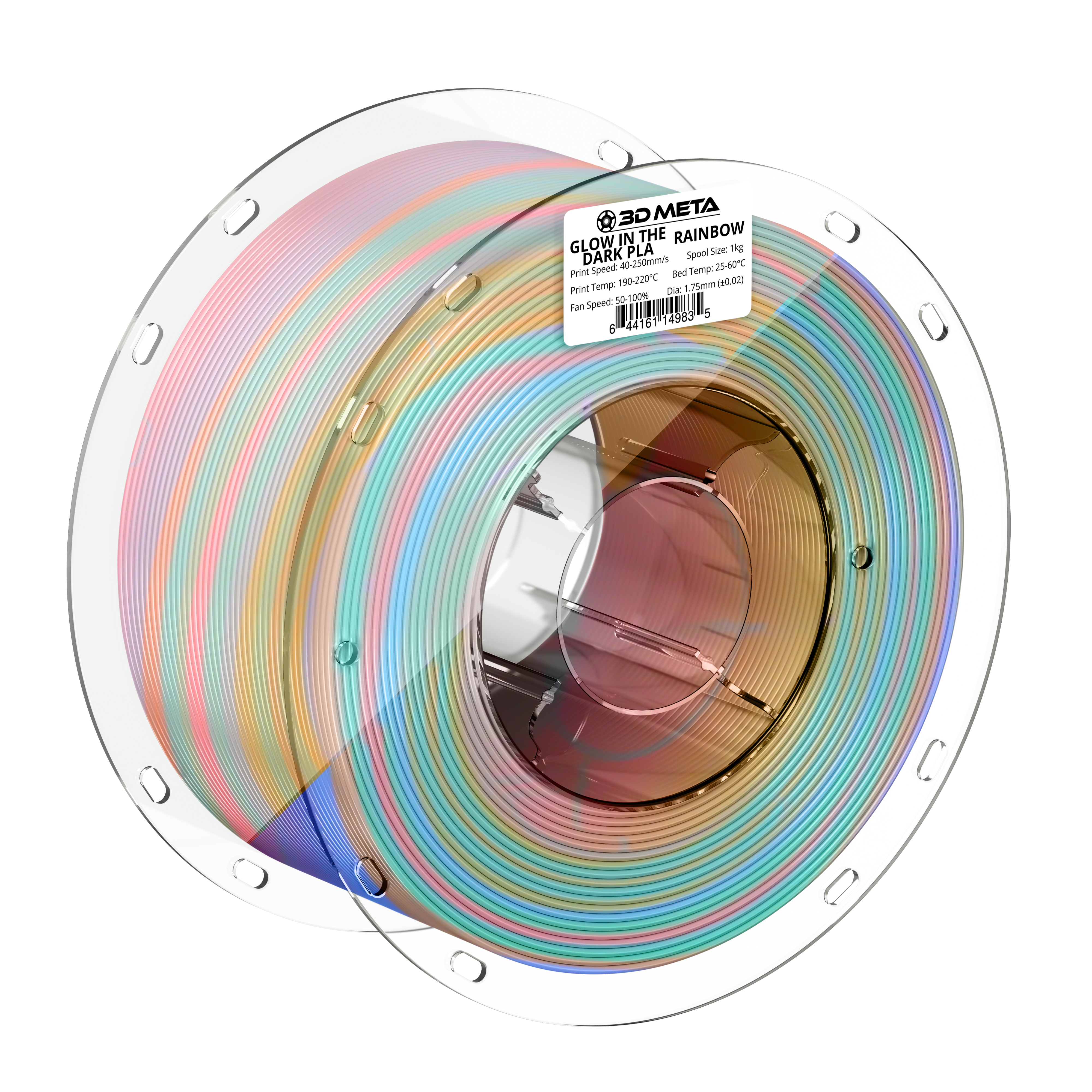 Glow in the Dark PLA 3D Printing Filament - 1kg x 1.75mm