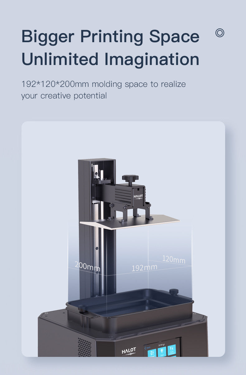 Halot Lite Resin Printer.