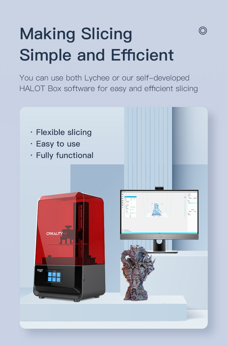 Halot Lite Resin Printer.